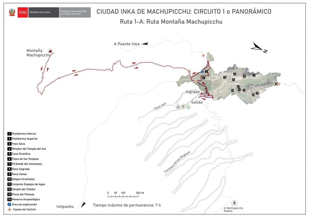 Ingreso a machupicchu ruta 1 A