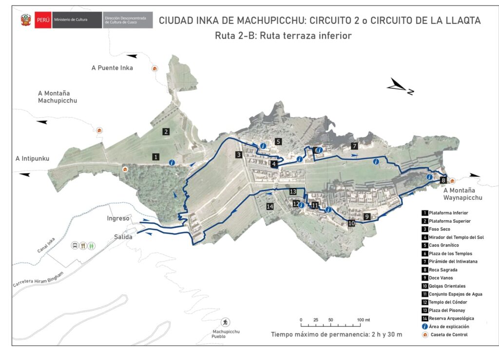 Machupicchu Ruta 2 B Debajo de casa del guardían 