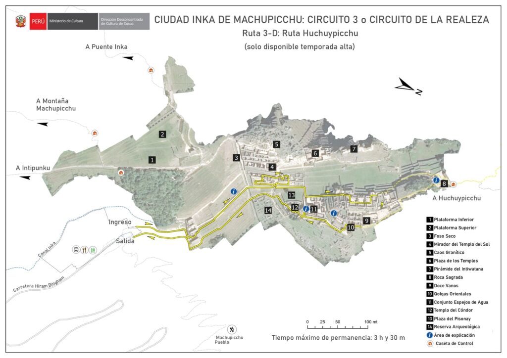 Machupicchu Ruta 3 D Montaña Huchuypicchu